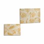 Canvas Gift Decor PC341813 PC341813 Golden Leaf of a plant 120 x 80 x 2,5 cm (4 Units)