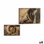 Canvas Gift Decor 1714007B2-1 1714007B2-1 Aeroplane 90 x 3 x 60 cm (4 Units)