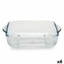 Plateau pour Four Pasabahce 1001116-59034 Borcam 1,9 L 22 x 6 x 25,5 cm Avec des poignées (6 Unités)