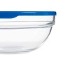 Panier-repas rond avec couvercle Pasabahce 1113322-53563 Chefs Bleu 1,135 L (4 Unités)