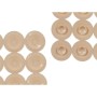 Tapis de Douche Antidérapant Berilo 90980 90980 Beige PVC 54 x 54 x 1 cm 6 x 55 x 6 cm (6 Unités)