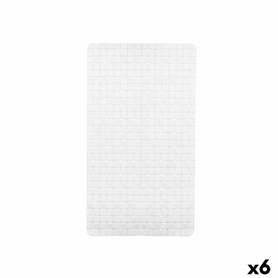 Tapis de Douche Antidérapant Berilo BM509 - 310 BM509 - 310 Blanc PVC 6 x 38 x 6 cm 67,7 x 38,5 x 0,7 cm Carreaux (6 Unités)