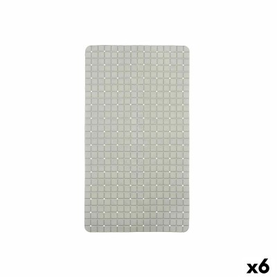 Tapis de Douche Antidérapant Berilo BM509 - 311 BM509 - 311 Gris PVC 67,7 x 38,5 x 0,7 cm Carreaux (6 Unités)