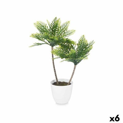 Plante décorative Ibergarden XD19-1327 XD19-1327 Plastique Palmier 36 x 55,5 x 24 cm 15 x 60 x 15 cm (6 Unités)