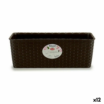 Planter Stefanplast 73701 73701 Plastic 39 x 13,5 x 15,5 cm (12 Units)
