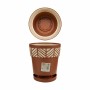 Self-watering flowerpot Stefanplast 94501 Orfeo Terracotta Plastic 19 x 19 x 19 cm (12 Units)