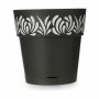 Self-watering flowerpot Stefanplast 88603 Gaia Anthracite Plastic 29 x 29 x 29 cm (6 Units)