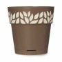 Pot auto-arrosant Stefanplast 94024 Cloe Marron Plastique 15 x 15 x 15 cm (12 Unités)