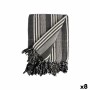 Multipurpose throw Gift Decor 2658DG 2658DG White Grey 235 x 205 cm Stripes (8 Units)