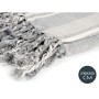 Multipurpose throw Gift Decor 2658LG 2658LG White Grey 235 x 205 cm Stripes (8 Units)