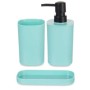 Bath Set Berilo B8108-S3-MINT B8108-S3-MINT Black Green polypropylene (12 Units)