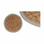 Table Mat Gift Decor 89722 89722 Grey Natural Natural Fibre 35 x 1 x 35 cm (48 Units)