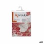Stain-proof tablecloth Kinvara ANCARA-21520-13 ANCARA-21520-13 Beige Maroon Thin canvas Anti-stain Sheets 140 x 180 cm (10 Units