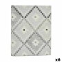 Nappe antitache Kinvara ROMBOS-G ROMBOS-G Gris toile Antitaches Losanges 140 x 180 cm (6 Unités)