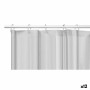 Shower Curtain Berilo SC-MIX-01-GREY SC-MIX-01-GREY Grey Polyethylene EVA 180 x 180 cm (12 Units)