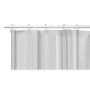 Shower Curtain Berilo SC-MIX-01-GREY SC-MIX-01-GREY Grey Polyethylene EVA 180 x 180 cm (12 Units)