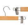 Jeu de porte-manteaux Kipit 29100196 29100196 Marron Argenté Bois Métal 28,5 x 2,5 x 11,5 cm 28,5 x 11,5 x 4 cm 28,5 x 11,5 x 6 
