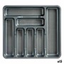 Cutlery Organiser Kinvara 041188 041188 Grey Plastic 39 x 5 x 42,5 cm 42,5 x 5 x 39 cm (15 Units)
