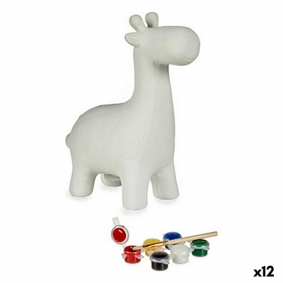 Tirelire à peindre Pincello BS2316 BS2316 Céramique Girafe 6,8 x 16,2 x 13,2 cm 13,5 x 17 x 6,8 cm 12 x 16 x 5,5 cm (12 Unités)