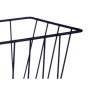 Basket for Kitchen Shelf Kinvara W6692P PDQ W6692P PDQ Black Metal Iron 28 x 20,5 x 16 cm 28 x 12 x 9 cm (8 Units)