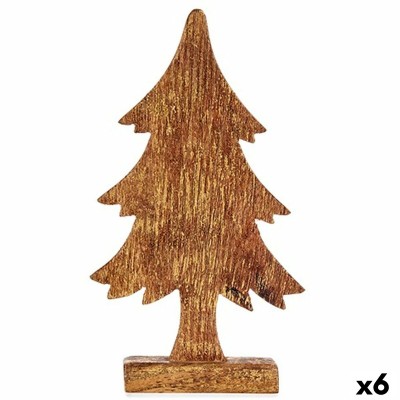 Figurine Décorative Krist+ 1123 1123 Doré Sapin de Noël 5 x 31 x 15,5 cm (6 Unités)