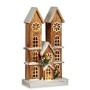Figurine Décorative Krist+ YF19-49 YF19-49 Blanc Marron Maison 25 x 46 x 9 cm Lumière (6 Unités)