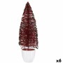 Sapin de Noël Krist+ 2402/13-2-7 2402/13-2-7 Rouge Plastique Sapin de Noël 10 x 33 x 10 cm (6 Unités)