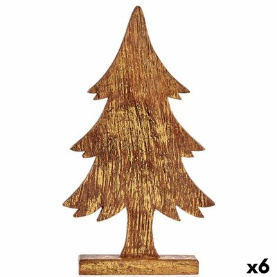 Figurine Décorative Krist+ 1122 1122 Doré Sapin de Noël 5 x 39 x 22 cm (6 Unités)