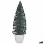 Sapin de Noël Krist+ 2402/13-2-6 2402/13-2-6 Bleu Doré Plastique Sapin de Noël 10 x 33 x 10 cm (6 Unités)