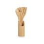 Set of Kitchen Utensils Kinvara 90960 90960 Bamboo 8 x 32 x 8 cm (12 Units)
