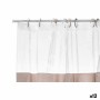 Shower Curtain Berilo 215 215 Beige Transparent Plastic PEVA 180 x 180 cm 16 x 28,5 x 4 cm (12 Units)