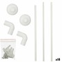 Shower rail Berilo B0769 B0769 White Aluminium 90 x 90 cm 113 x 2,5 x 7,5 cm Shower Curtain (18 Units)