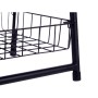 Étagère Kinvara CN-W2672C-A CN-W2672C-A Noir Métal Fer 44 x 31 x 90 cm 44 x 90 x 31 cm 48 x 8,5 x 38 cm