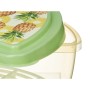 Lunch box Leknes TP581-2 TP581-2 Plastic Pineapple Kiwi 1,2 L Fruit (24 Units)