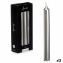 Candle Set Acorde 126-E-AR 126-E-AR Silver 2 x 2 x 20 cm 8,5 x 20,5 x 4,5 cm 9 x 21 x 4,5 cm (12 Units)