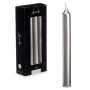 Candle Set Acorde 126-E-AR 126-E-AR Silver 2 x 2 x 20 cm 8,5 x 20,5 x 4,5 cm 9 x 21 x 4,5 cm (12 Units)