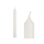 Candle Set Acorde 123-A-AR 123-A-AR White 2 x 2 x 15 cm 6 x 15 x 4 cm (12 Units)