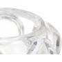 Candleholder Gift Decor GJS8585L-T GJS8585L-T Transparent Crystal 8,4 x 9 x 8,4 cm Microbeads (12 Units)