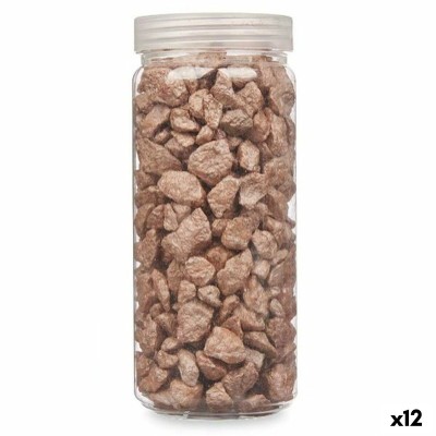 Decorative Stones Gift Decor 2344DC-CZ12 2344DC-CZ12 Brown 10 - 20 mm 700 g 6,2 x 15,3 x 6,2 cm (12 Units)