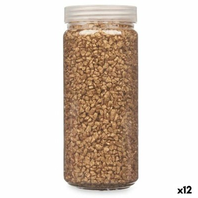 Pierres Décoratives Gift Decor 2344DC-AG 2344DC-AG Doré 2 - 5 mm 700 g 6,5 x 15,5 x 6,5 cm 6,2 x 15,3 x 6,2 cm 6,5 x 15,8 x 6,5 