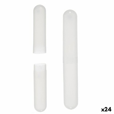 Toothbrush Holder Berilo CN80565 CN80565 Transparent polypropylene 20 x 2 x 3 cm (24 Units)
