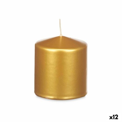 Bougie Acorde 92542 92542 Doré 9 x 10 x 9 cm (12 Unités)