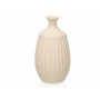 Vase Gift Decor 223-C 223-C Beige Ceramic Stripes 21 x 39 x 21 cm (2 Units)