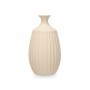 Vase Gift Decor 223-C 223-C Beige Ceramic Stripes 21 x 39 x 21 cm (2 Units)