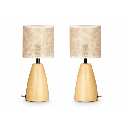 Desk lamp Gift Decor 10946 Brown 60 W 2 Units