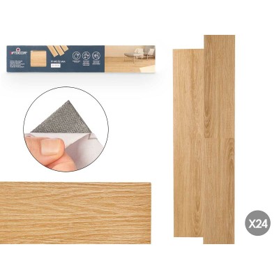 Autocollants Gift Decor FD830 Parquet Beige 24 Unités