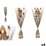 Fleur décorative Gift Decor DD115024 DD115024 Gris 14 x 100 x 10 cm 8 x 100 x 18 cm (4 Unités)