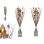 Fleur décorative Gift Decor DD115024 DD115024 Gris 14 x 100 x 10 cm 8 x 100 x 18 cm (4 Unités)