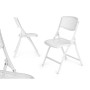 Chaise Pliante Gift Decor 12721 12721 Blanc 59 x 50 x 82 cm 108 x 11,5 x 50 cm (4 Unités)
