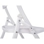 Chaise Pliante Gift Decor 12721 12721 Blanc 59 x 50 x 82 cm 108 x 11,5 x 50 cm (4 Unités)